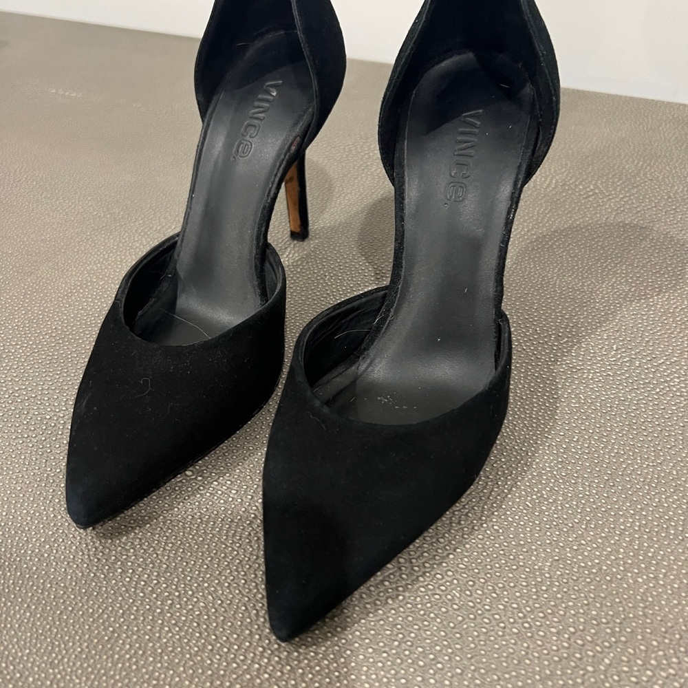 Vince Women's Black Pointed Heels